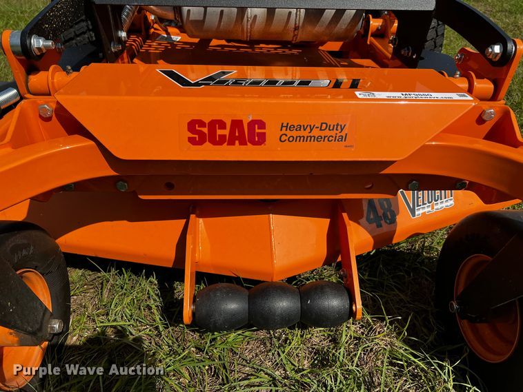 image for item MF9880 2022 Scag SVRII-48V-22FX  ZTR lawn mower