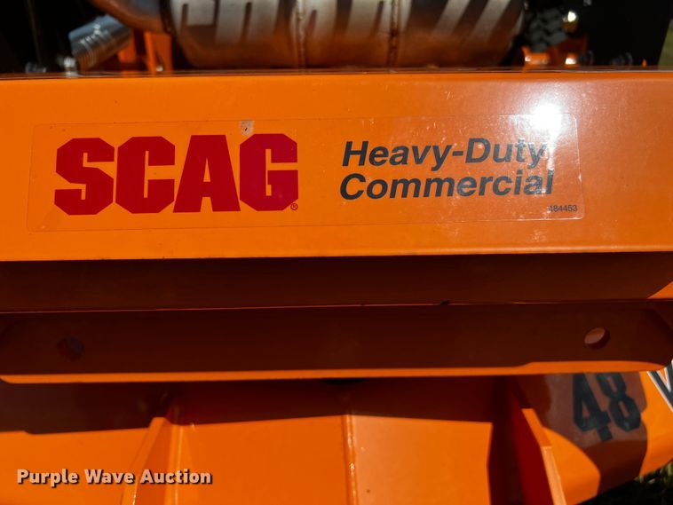 image for item MF9880 2022 Scag SVRII-48V-22FX  ZTR lawn mower