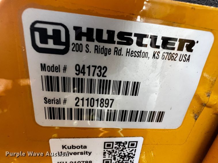 image for item MF9881 2021 Hustler Fasttrak  ZTR lawn mower