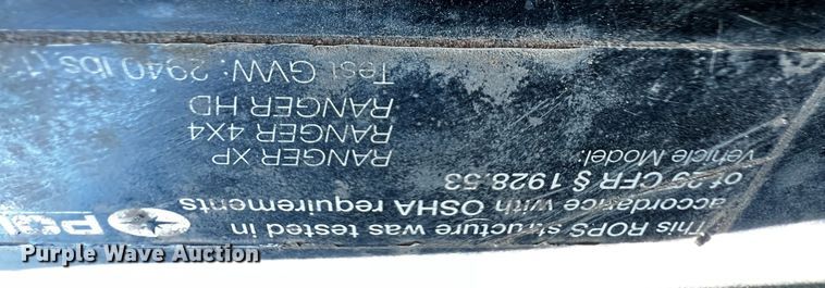 image for item MF9903 2011 Polaris Ranger 800  utility vehicle