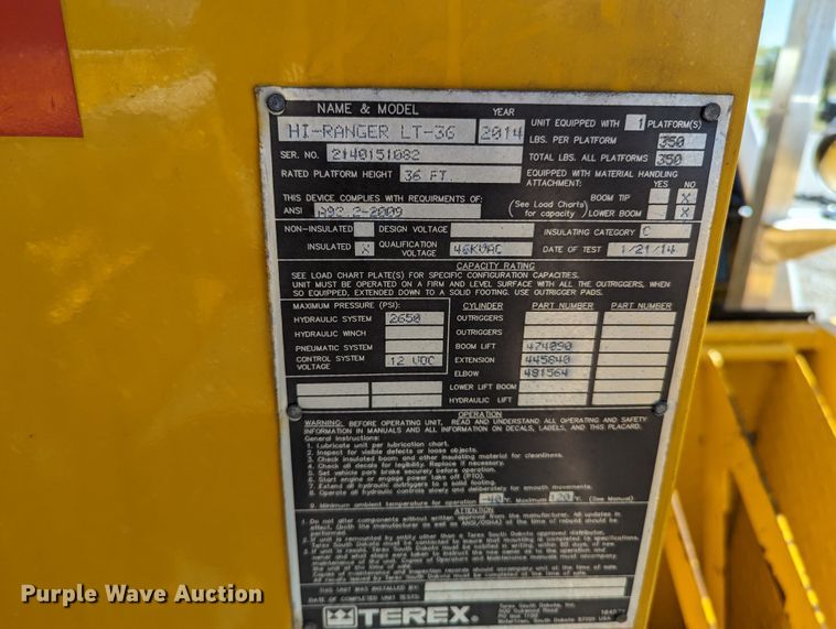 image for item MN9805 2014 Dodge Ram 5500  bucket truck