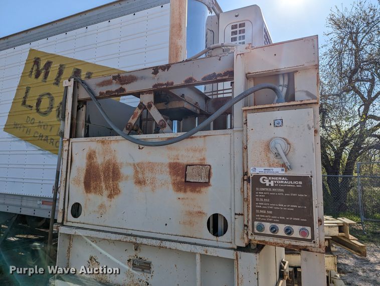 image for item MN9873 General Hydraulics 315-43-13  cardboard baler