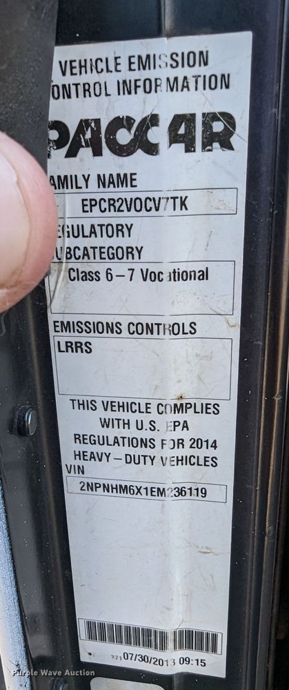 image for item MN9874 2014 Peterbilt 330  dump flatbed truck