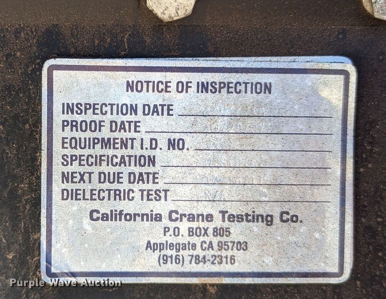 image for item MN9890 2000 Chevrolet C6500  crane truck