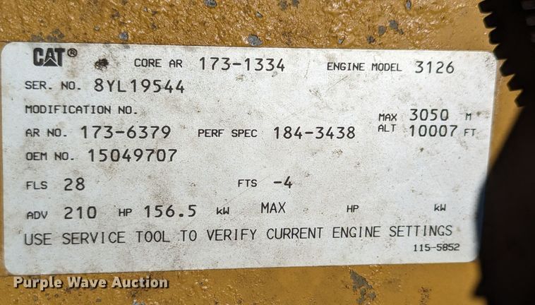 image for item MN9890 2000 Chevrolet C6500  crane truck