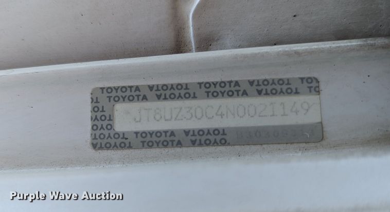 image for item MN9894 1992 Lexus SC400