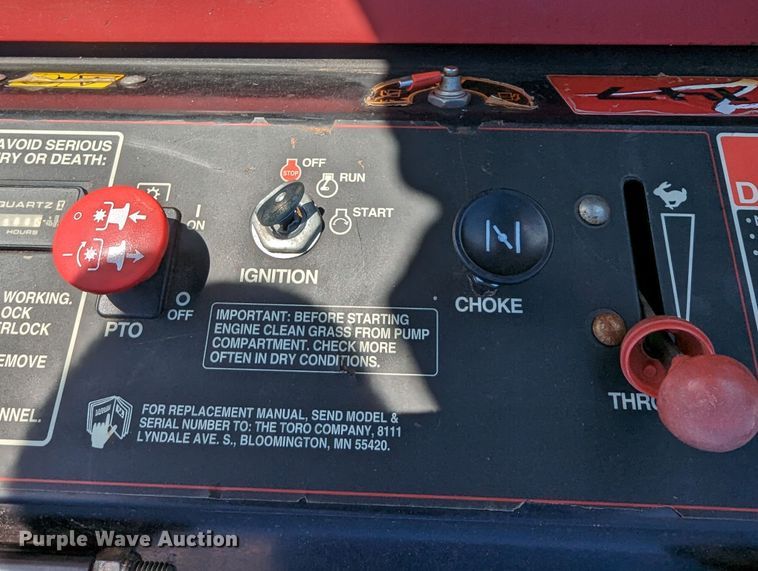 image for item MN9902 Toro Z147  ZTR lawn mower