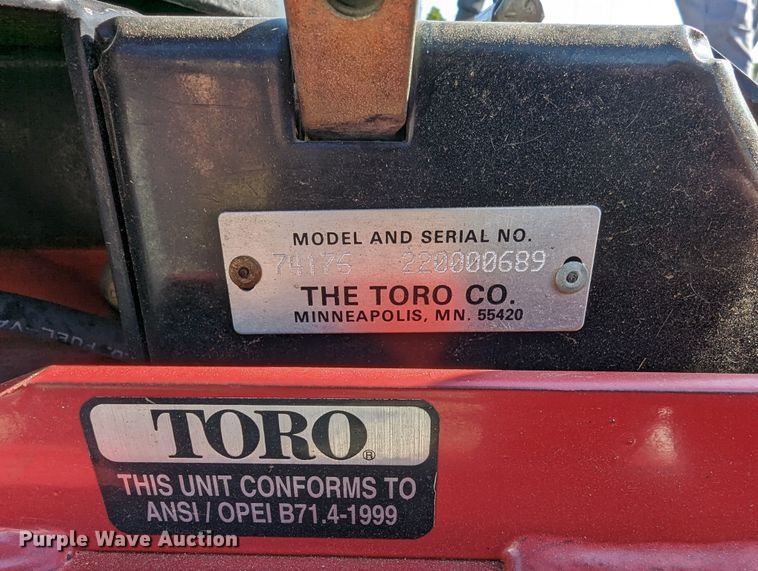 image for item MN9902 Toro Z147  ZTR lawn mower