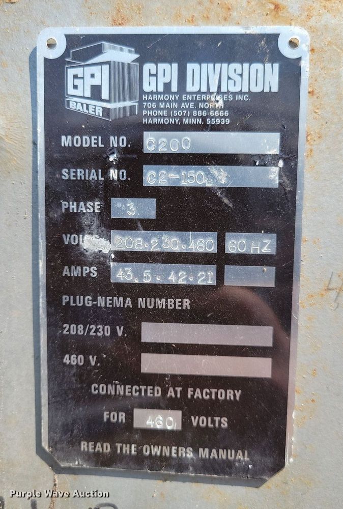 image for item MO9631 GPI Division 0200  hydraulic pump