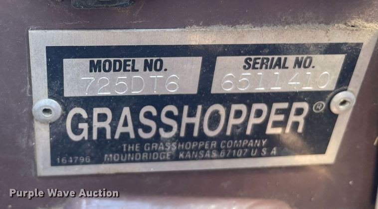 image for item MS9579 Grasshopper 725DT6  ZTR lawn mower