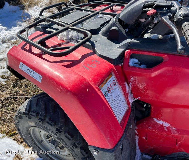 image for item MW9527 2017 Honda FourTrax Rancher  ATV