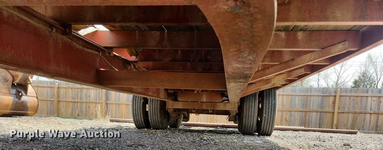 image for item MW9627 2005 Belshe  equipment trailer