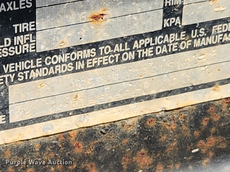 image for item MW9628 2012 Stillwater  equipment trailer