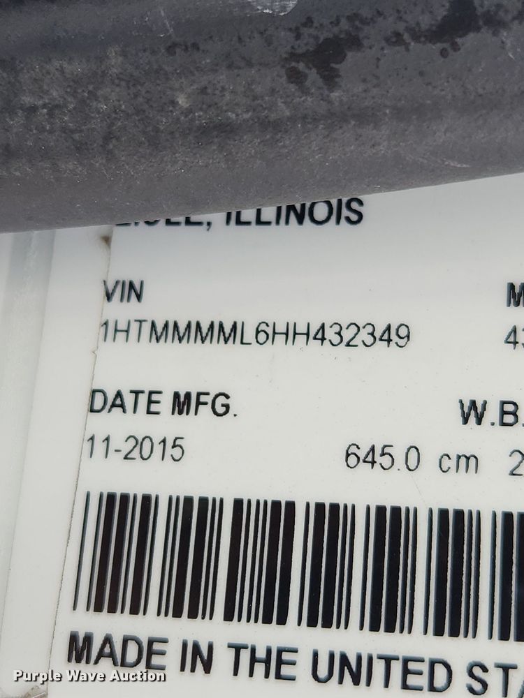 image for item MW9661 2017 International DuraStar 4300  box truck