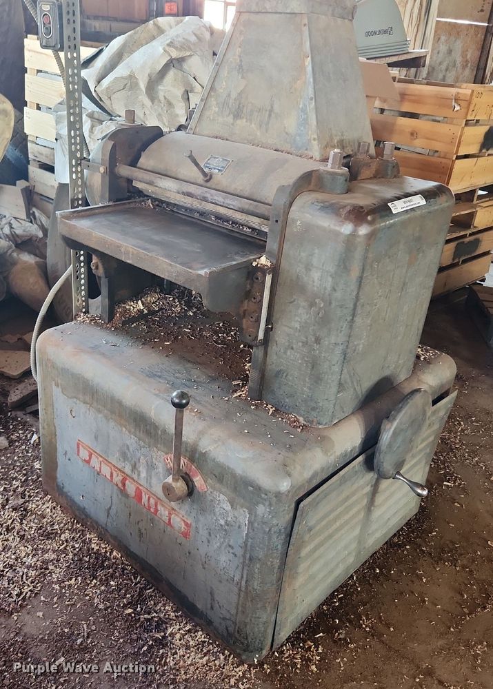 Parks 20" planer in Clayton, MO Item MW9687 sold Purple Wave