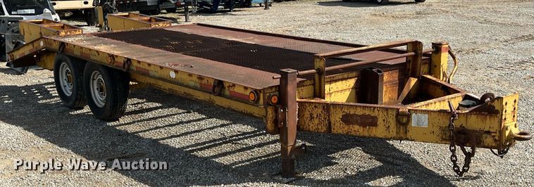 image for item MY9612 1997 Belshe T-4  equipment trailer