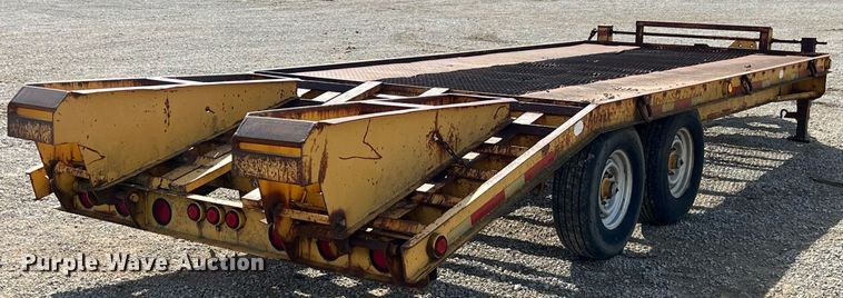image for item MY9612 1997 Belshe T-4  equipment trailer