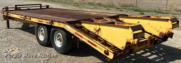image for item MY9612 1997 Belshe T-4  equipment trailer