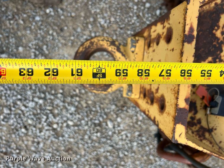 image for item MY9612 1997 Belshe T-4  equipment trailer