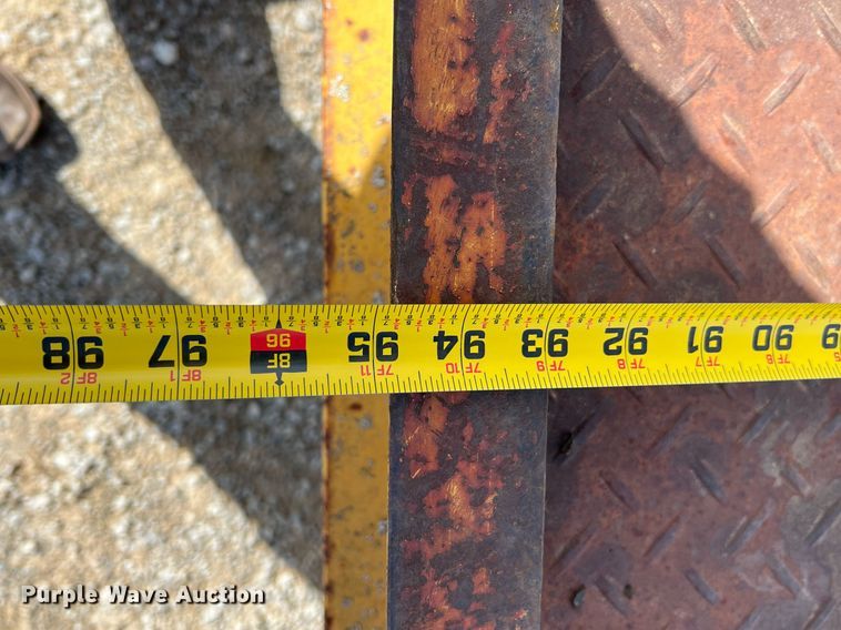 image for item MY9612 1997 Belshe T-4  equipment trailer