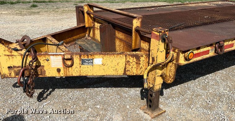 image for item MY9612 1997 Belshe T-4  equipment trailer