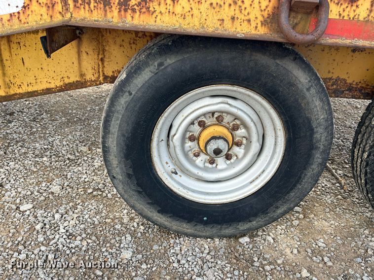 image for item MY9612 1997 Belshe T-4  equipment trailer