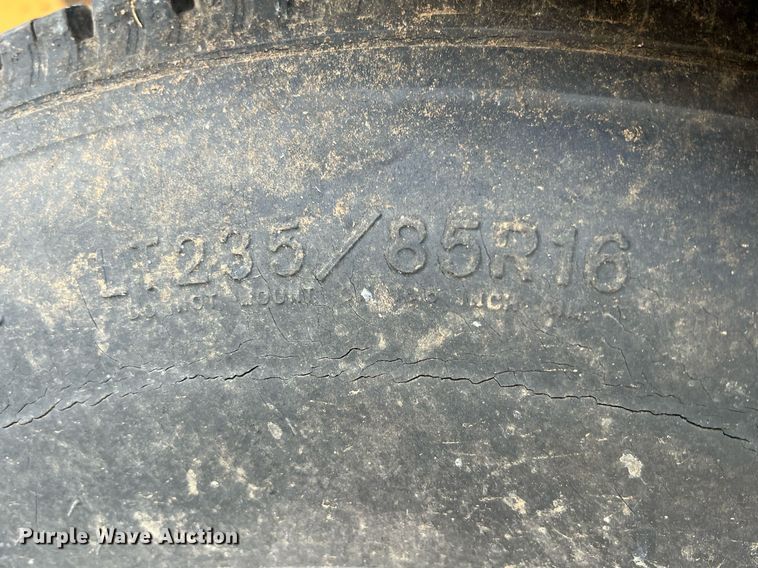 image for item MY9612 1997 Belshe T-4  equipment trailer