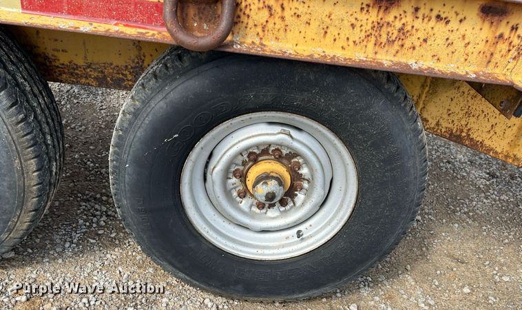 image for item MY9612 1997 Belshe T-4  equipment trailer