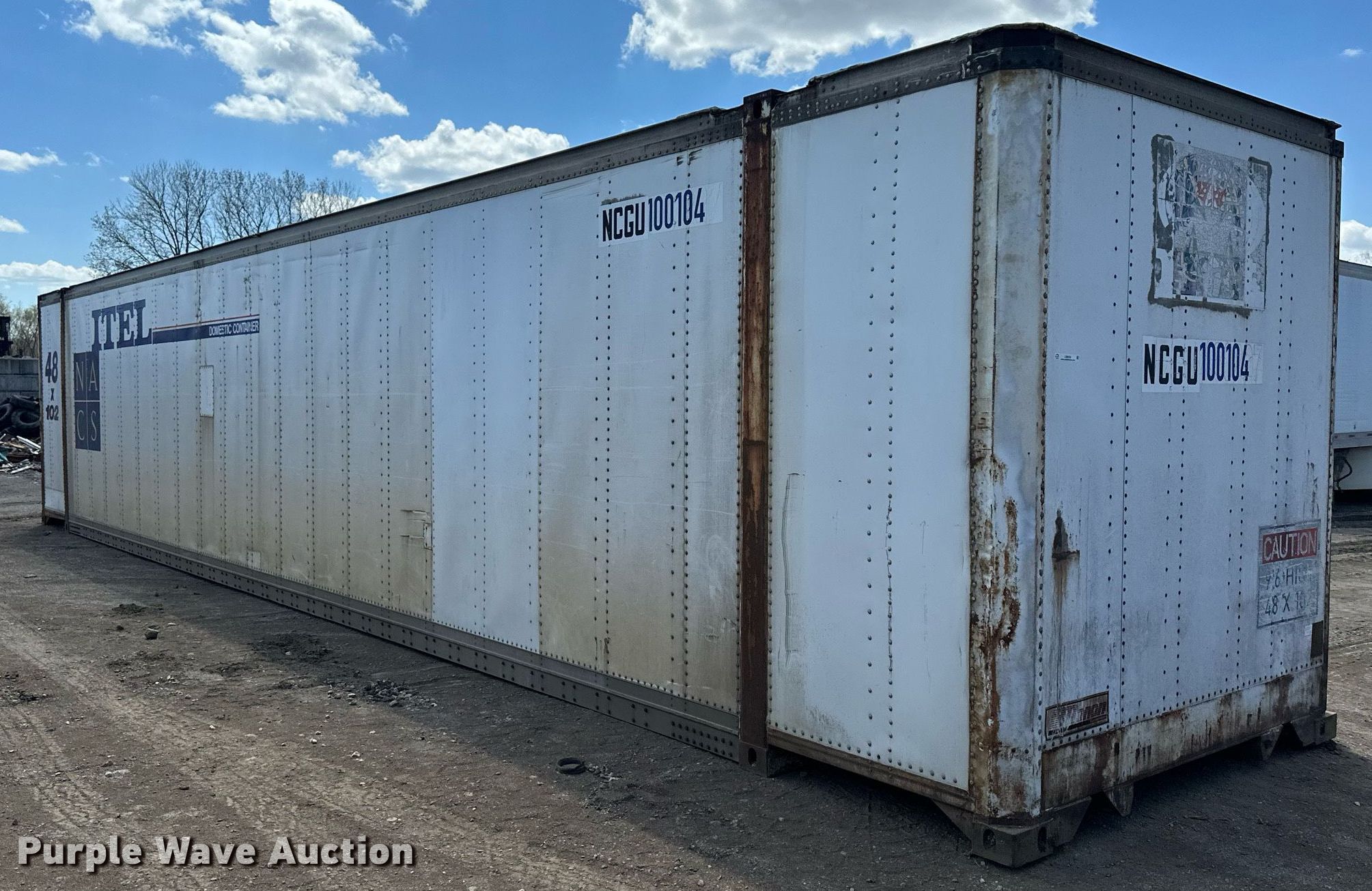 Shipping container in Lawrence, KS Item LN9430 for sale Purple Wave