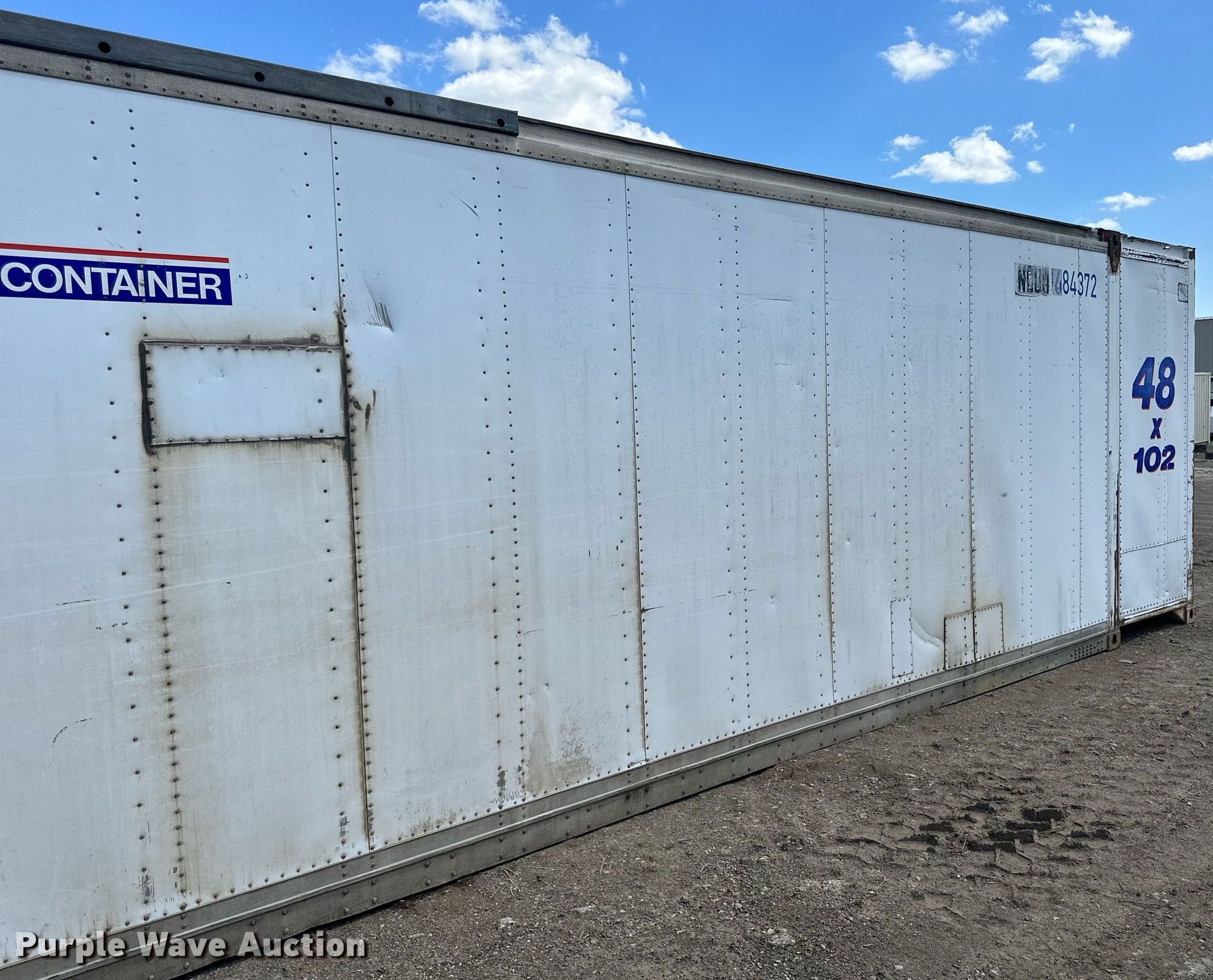 Shipping container in Lawrence, KS Item LN9431 sold Purple Wave