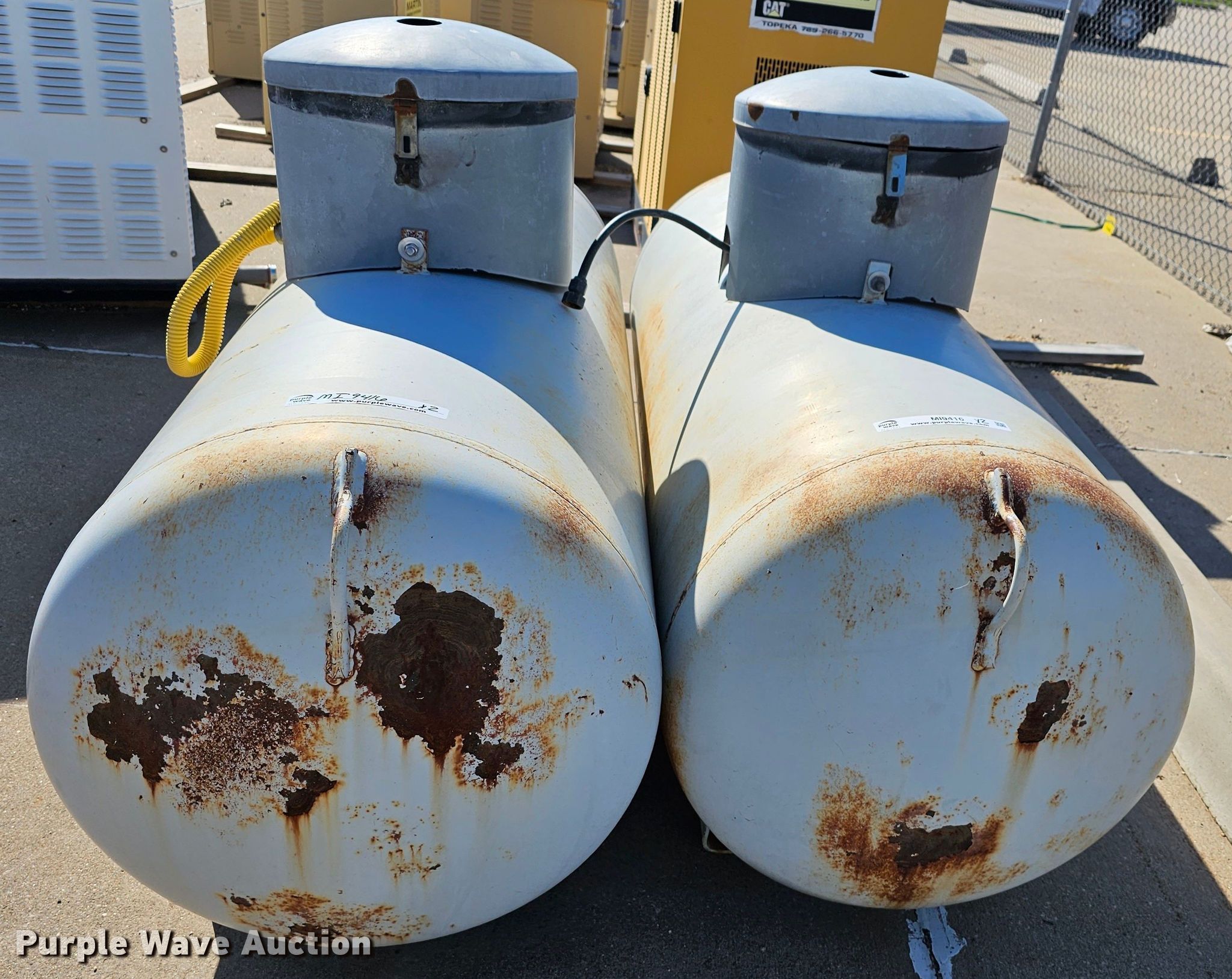 (2) American Welding propane tanks in Topeka, KS Item MI9416 sold