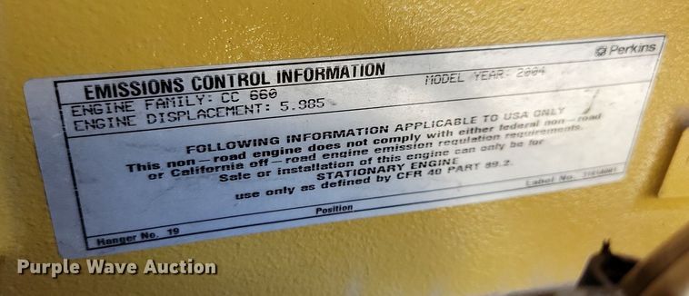 image for item DK5228 2004 Caterpillar Olympian D150P1  generator