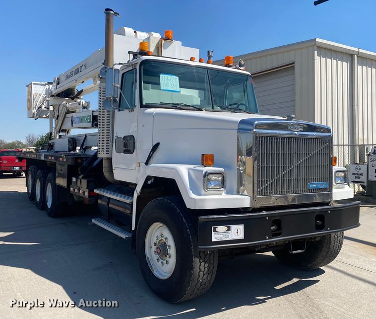 image for item DL7143 1991 White GMC Autocar  bridge inspection truck