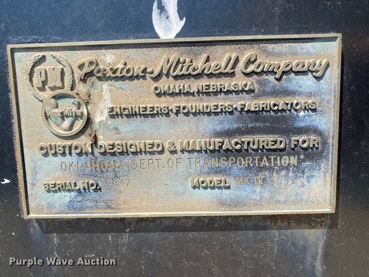 image for item DL7143 1991 White GMC Autocar  bridge inspection truck