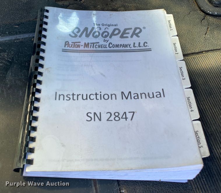 image for item DL7143 1991 White GMC Autocar  bridge inspection truck