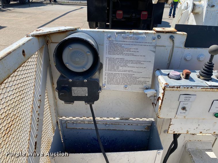 image for item DL7143 1991 White GMC Autocar  bridge inspection truck