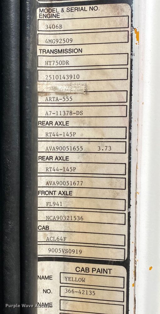 image for item DL7143 1991 White GMC Autocar  bridge inspection truck