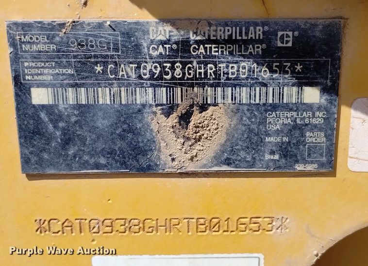 image for item DN6391 2005 Caterpillar 938G Series II  wheel loader