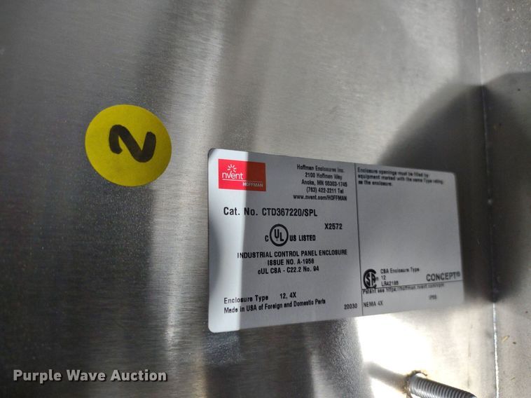 image for item DQ1662 Nvent  stainless steel cabinet