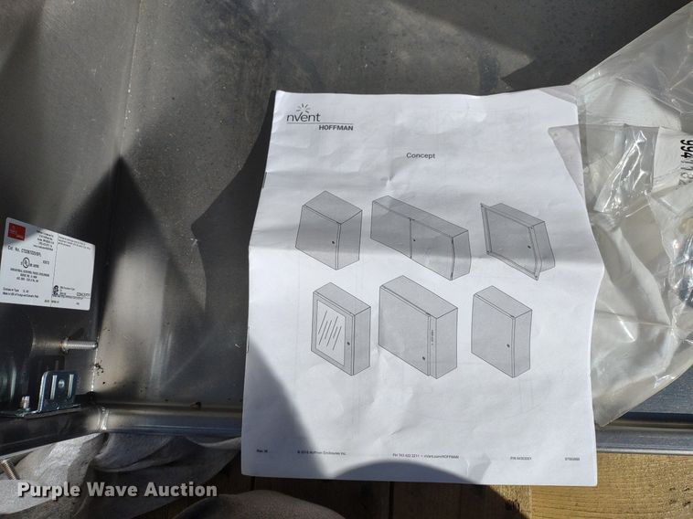 image for item DQ1662 Nvent  stainless steel cabinet