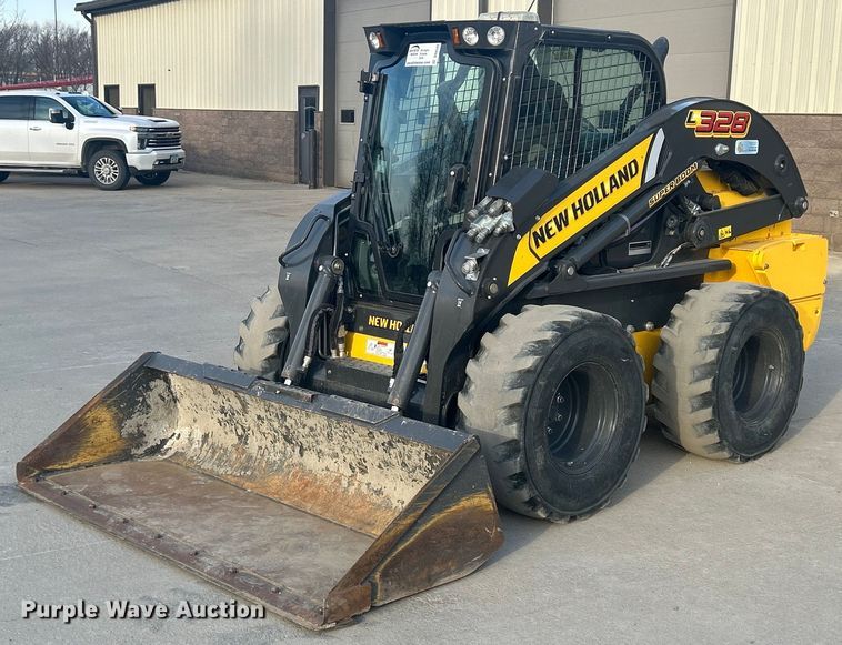 image for item DR4549 2021 New Holland L328  skid steer loader