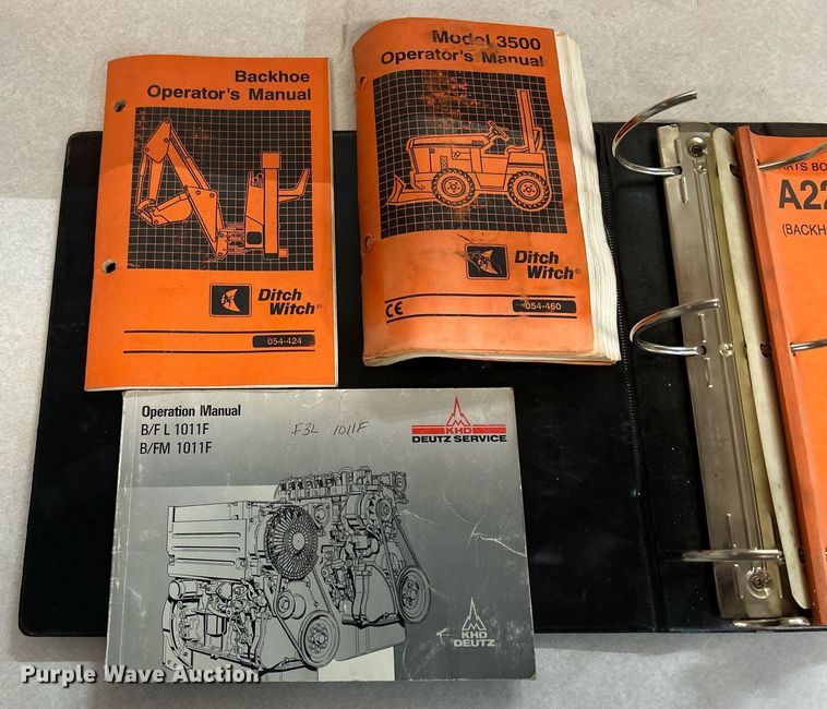 image for item DR4560 1996 Ditch Witch 3500  trencher