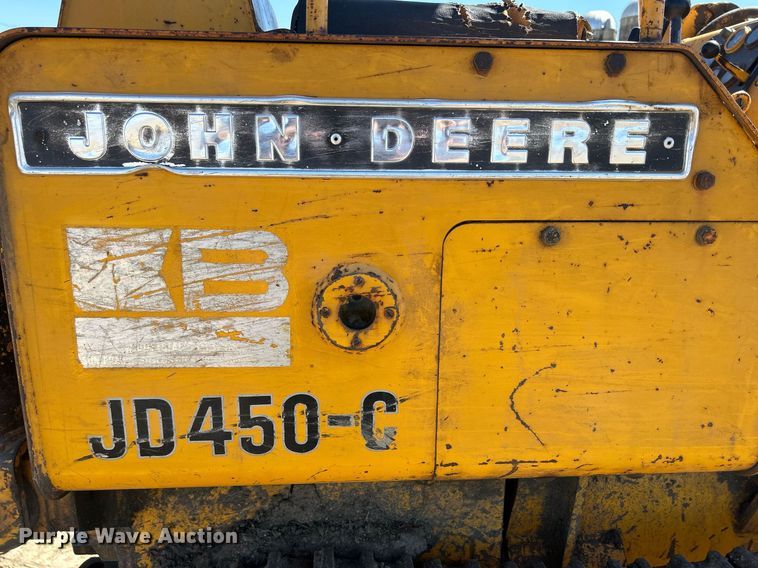 image for item DR4564 1979 John Deere 450C  track loader