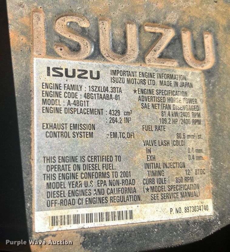 image for item DR4565 1992 Hitachi EX120-2  excavator