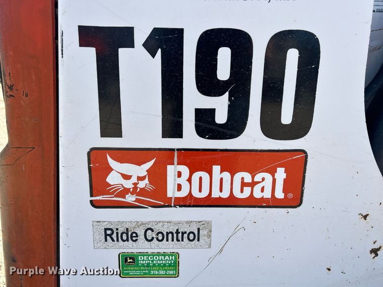 image for item DR4567 2007 Bobcat T190  tracked skid steer loader