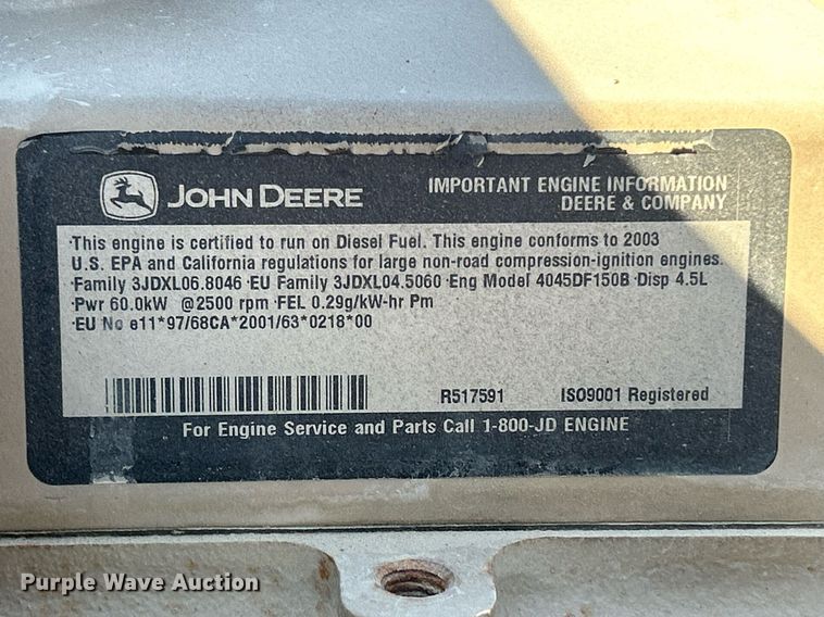 image for item DR4570 2004 Broce RJ350  broom