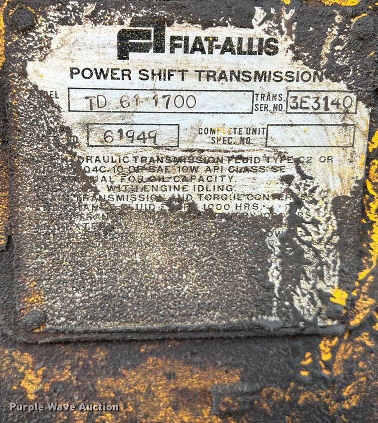 image for item DR4576 1976 Fiat-Allis 260B  elevating scraper