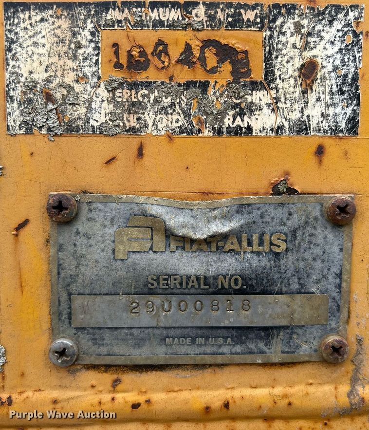 image for item DR4576 1976 Fiat-Allis 260B  elevating scraper