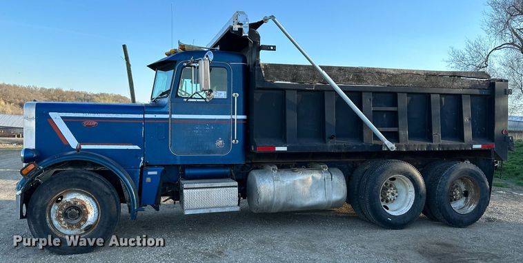image for item DR5171 1984 Peterbilt 359  dump truck