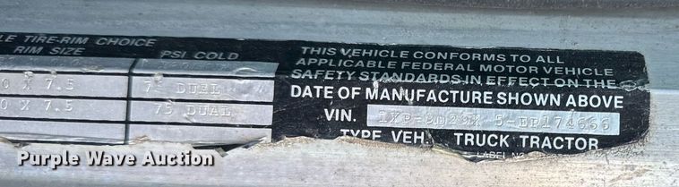 image for item DR5171 1984 Peterbilt 359  dump truck